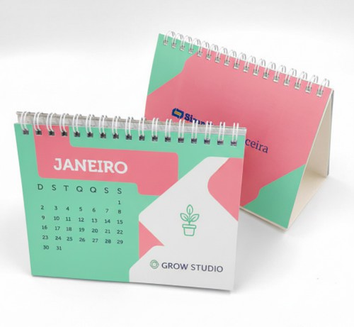 Calendário de Mesa com Wire-O | 11x15cm | 6 Lâminas - 4/4