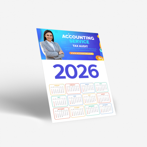 Calendário de Parede | 20x27cm | 4/0 | UV 1/0