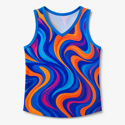 Camisa Sem Manga | Gola V Adulto