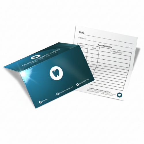 Cartão Duplo 250g | 4/1 | UV 1/0