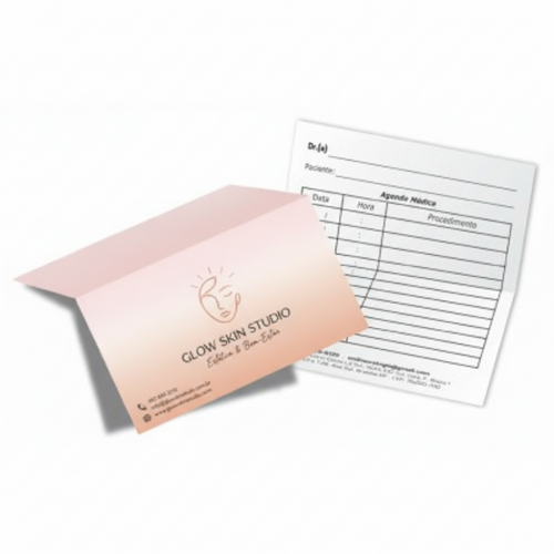 Cartão Duplo 300g | 4/1 | UV 1/0