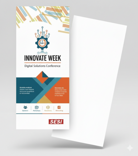 Folheto 115g | 10x42cm | 4/0