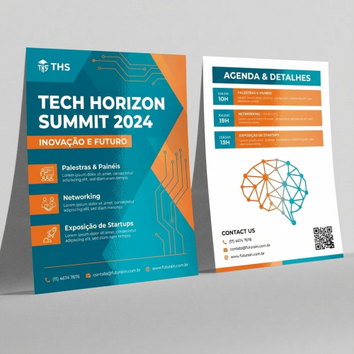 Folheto 150g | 20x28cm | 4/4 | UV 1/1