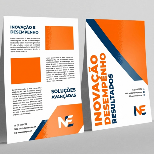 Folheto 150g | 30x45cm | 4/4 | UV 1/1