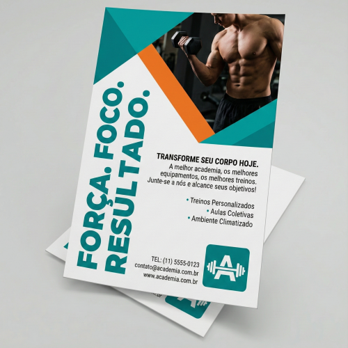 Folheto 80g | 28x40cm | 4/0