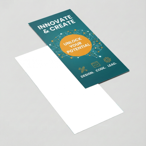 Folheto 90g | 10x28cm | 4/0