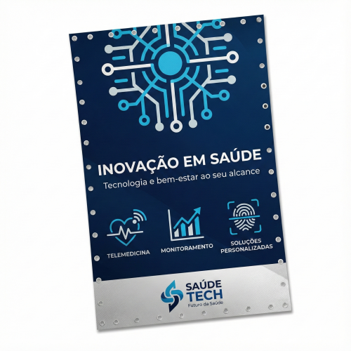 Lona 440g Fosca Com Ilhós