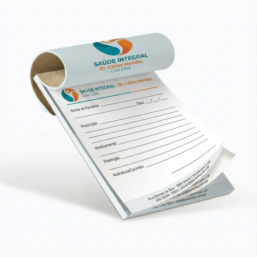 Receituário | 10x15cm | Offset 120g/m²